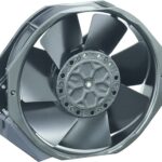 8026536784 AC axial fan, 230 V, 150 x 172 x 38 mm, 320 m³/h, 51 dB, ball bearing, ebm-papst 7056 ES Hirschmann