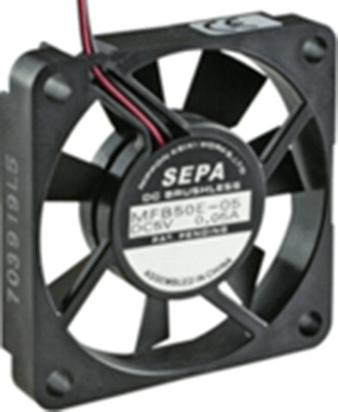 doc057015045 8026529844 DC axial fan, 5 V, 50 x 50 x 10 mm, 10.1 m³/h, 16 dB, ball bearing, SEPA MFB50E05A Hirschmann — изображение 1