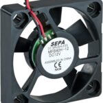 8026765215 DC axial fan, 12 V, 40 x 40 x 10 mm, 11.1 m³/h, 21 dB, ball bearing, SEPA MFB40H12 Hirschmann