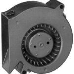 8026546914 DC radial fan, 12 V, 76 x 76 x 27 mm, 51 m³/h, 51 dB, ball bearing, ebm-papst RL 48-19/12/2 P Hirschmann