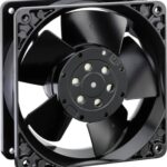 8026523638 AC axial fan, 230 V, 119 x 119 x 38 mm, 157.7 m³/h, 46 dB, ball bearing, ebm-papst 4650 N-465 LÜSTERKLEMME/8XM04 Hirschmann