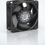8026549115 DC axial fan, 24 V, 80 x 80 x 32 mm, 70 m³/h, 39 dB, ball bearing, ebm-papst 8314 NHL Hirschmann
