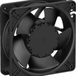 8026548583 DC axial fan, 24 V, 120 x 120 x 38 mm, 340 m³/h, 60 dB, ball bearing, ebm-papst AF120-00142 24V P/2 6.500 Hirschmann