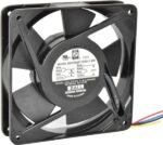 8006163998 OA125AP-11/22-1WB, Fan Tubeaxial 115/230VAC Square - 120mm L x 120mm H Ball 81.0 CFM (2.27m³/min) 4 Wire Leads Hirschmann — изображение 2