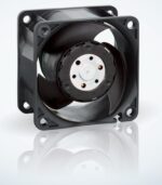 8030963435 DC axial fan, 24 V, 60 x 60 x 32 mm, 5.09 m³/h, 43 dB, ball bearing, ebm-papst 614 J/2 HHPR-010 Hirschmann