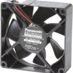 8026562172 DC axial fan, 24 V, 80 x 80 x 25 mm, 65.4 m³/h, 32.5 dB, ball bearing, Panasonic ASFP 80392 Hirschmann