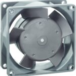 8026545949 DC axial fan, 24 V, 80 x 80 x 32 mm, 52 m³/h, 35 dB, ball bearing, ebm-papst 9294303004 Hirschmann