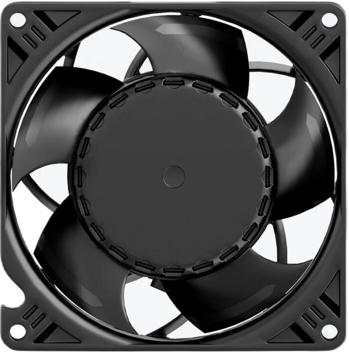 8046440750 8315100284,AC Axial Fan, 230V, Square, 92 mm, 38 mm, Ball Bearing, 28.2 CFM Hirschmann — изображение 2