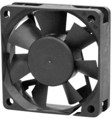 8034145410 GF60151B6-1E00U-AC9, Axial Fan, 12 V dc, dc Operation, 21.3cfm, 1.5W, 125mA Max, IP65, 60 x 60 x 15mm Hirschmann