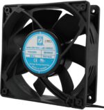 8006165103 OA109EC-UR-1WBXC, Fan Tubeaxial 110/220VAC Square - 120mm L x 120mm H Ball 133.8 CFM (3.79m³/min) 2 Wire Leads Hirschmann — изображение 2