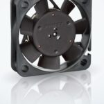8026544459 DC axial fan, 12 V, 40 x 40 x 10 mm, 10 m³/h, 26 dB, sintec slide bearing, ebm-papst 412 F/2H-038 Hirschmann