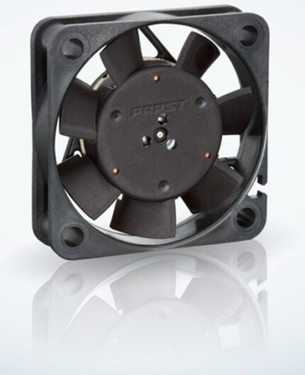 8026544459 DC axial fan, 12 V, 40 x 40 x 10 mm, 10 m³/h, 26 dB, sintec slide bearing, ebm-papst 412 F/2H-038 Hirschmann