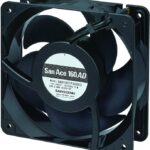 8041562043 9AD1601P5H003, Axial Fan, 240 V ac, AC/DC Operation, 8.2m³/min, 22W, 460mA Max, 160.8 x 160.8 x 51.8mm Hirschmann