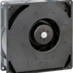 8006140429 RG160-28/18N/12, Fan Blower, Centrifugal 48VDC Square - 220mm L x 220mm H Ball 123.0 CFM (3.44m³/min) 3 Wire Leads Hirschmann