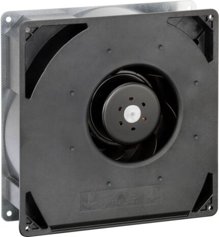 8006140429 RG160-28/18N/12, Fan Blower, Centrifugal 48VDC Square - 220mm L x 220mm H Ball 123.0 CFM (3.44m³/min) 3 Wire Leads Hirschmann