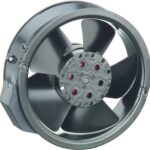 8026559396 AC axial fan, 230 V, 172 x 172 x 51 mm, 375 m³/h, 55 dB, ball bearing, ebm-papst 6058 ES Hirschmann