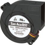 8007506153 9BMB24P2K01, Blowers & Centrifugal Fans DC Blower, 97x33mm, 24VDC, High Performance, Tachometer, PWM Hirschmann — изображение 4