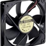 8026529769 DC axial fan, 12 V, 120 x 120 x 25 mm, 149.4 m³/h, 39.1 dB, ball bearing, ADDA AD1212HB-A70GL Hirschmann