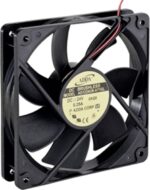 8026563670 DC axial fan, 24 V, 120 x 120 x 25 mm, 168.2 m³/h, 43.1 dB, ball bearing, ADDA AD1224UB-A71GL Hirschmann