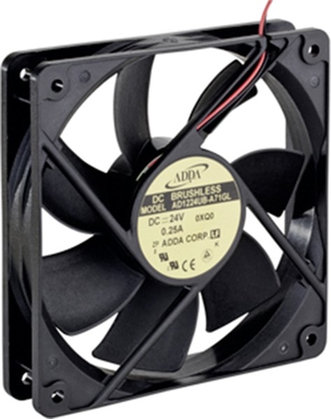 doc057459528 8026563670 DC axial fan, 24 V, 120 x 120 x 25 mm, 168.2 m³/h, 43.1 dB, ball bearing, ADDA AD1224UB-A71GL Hirschmann — изображение 1