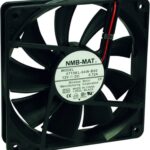 8026522347 DC axial fan, 12 V, 119 x 119 x 25 mm, 195 m³/h, 41.5 dB, ball bearing, NMB-Minebea 4710KL-04W-B50-E00 Hirschmann