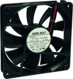 8026522347 DC axial fan, 12 V, 119 x 119 x 25 mm, 195 m³/h, 41.5 dB, ball bearing, NMB-Minebea 4710KL-04W-B50-E00 Hirschmann