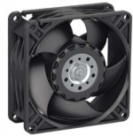 8026535256 DC axial fan, 12 V, 80 x 80 x 32 mm, 70 m³/h, 39 dB, ball bearing, ebm-papst 8312 NHL Hirschmann