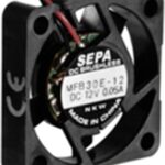 8026535573 DC axial fan, 12 V, 30 x 30 x 6.5 mm, 4 m³/h, 19 dB, ball bearing, SEPA MFB30E12 Hirschmann