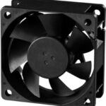 8026539734 DC axial fan, 12 V, 60 x 60 x 25 mm, 67.96 m³/h, 46 dB, ball bearing, SUNON PE60251BX-000U-G99 Hirschmann