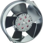 8026556005 AC axial fan, 230 V, 150 x 150 x 55 mm, 380 m³/h, 60 dB, ball bearing, ebm-papst 7450 ES Hirschmann