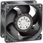 8020747217 8214J/2H3, DC Fans DC Tubeaxial Fan, 80x38mm, 24VDC, 112CFM, Speed Signal/Open Collector Output Hirschmann — изображение 2