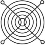 8007350832 08174-02, Fan Accessories 92mm Wire Form Fan Guard, Black E.D. Finish Hirschmann — изображение 2
