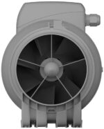 8024343656 TYPHOON 125 2SP, Вентилятор осевой D125 ERA PRO TYPHOON 125 2SP Hirschmann — изображение 5