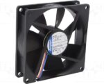 8014587930 3412N/2, 3400 N Series Axial Fan, 12 V dc, DC Operation, 84m³/h, 2.2W, 183mA Max, 92 x 92 x 25mm Hirschmann — изображение 4