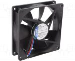 8009101533 3414NG, 3400 N Series Axial Fan, 24 V dc, DC Operation, 84m³/h, 2.3W, 96mA Max, IP20, 92 x 92 x 25mm Hirschmann — изображение 5