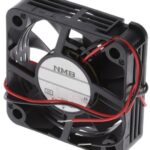 8033953122 05015SS-12N-WA-D0, Fan Tubeaxial 12VDC Square - 50mm L x 50mm H Sleeve 10.9 CFM (0.305m³/min) 2 Wire Leads Hirschmann