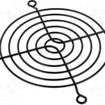 8002639062 FG-09-BK, Решетка, 92x92мм, Мат-л металл, Монтаж винт, Цвет черный Hirschmann