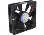 8005849114 4484FM, Fan Tubeaxial 24VDC Square - 119mm L x 119mm H Ball 82.0 CFM (2.30m³/min) 2 Terminals Hirschmann — изображение 2