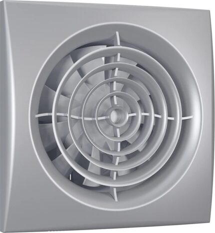 8003230362 Вентилятор осевой вытяжной с обр. клап. D 125, AURA 5C gray metal 87-991 Hirschmann