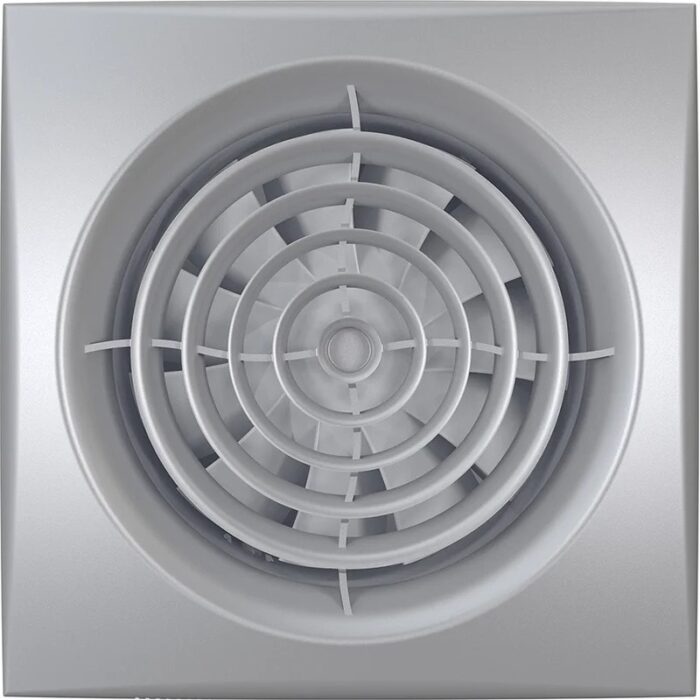 8003230362 Вентилятор осевой вытяжной с обр. клап. D 125, AURA 5C gray metal 87-991 Hirschmann — изображение 2