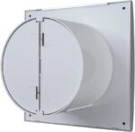 8003230362 Вентилятор осевой вытяжной с обр. клап. D 125, AURA 5C gray metal 87-991 Hirschmann — изображение 4