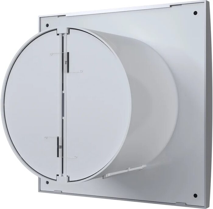 8003230362 Вентилятор осевой вытяжной с обр. клап. D 125, AURA 5C gray metal 87-991 Hirschmann — изображение 4