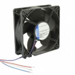 8006049524 4414/2N-522, Fan Tubeaxial 24VDC Square - 119mm L x 119mm H Ball 120.7 CFM (3.38m³/min) 3 Wire Leads Hirschmann — изображение 2