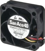 8007200276 9GA0412G7001, DC Fans DC Axial Fan, 40x40x15mm, 12VDC, High Performance, Low Power, Tachometer Hirschmann — изображение 2
