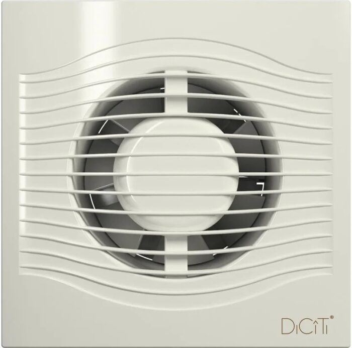 8000905490 Вентилятор осевой вытяжной с обр. клап. D 100 SLIM 4C Ivory 89-841 Hirschmann — изображение 3