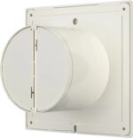 8000905490 Вентилятор осевой вытяжной с обр. клап. D 100 SLIM 4C Ivory 89-841 Hirschmann — изображение 5