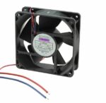 8005754375 G1238H24B-FSR, Fan Tubeaxial 24VDC Square - 119mm L x 119mm H Ball 141.2 CFM (3.95m³/min) 2 Wire Leads Hirschmann — изображение 2