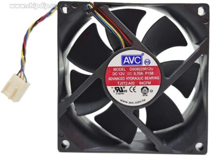 8041033262 Вентилятор AVC F8025R12LA 12V 0.12A 3pin 80x25 () Hirschmann