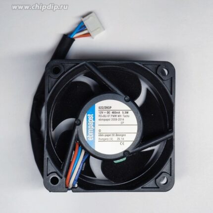 8041356293 Вентилятор Ebmpapst 622/2H3P 12V DC 460mA 5.5W 60X25 4pin () Hirschmann