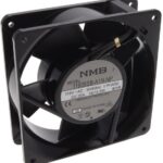 8034017486 11938SB-A1N-NP-00, Fan Tubeaxial 115VAC Square - 119mm L x 119mm H Ball 105.9 CFM (2.97m³/min) 3 Terminals Hirschmann